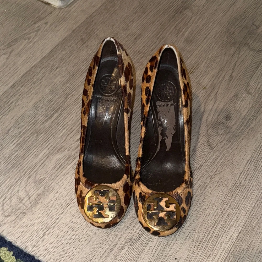 Tory Burch Leopard Print Heels